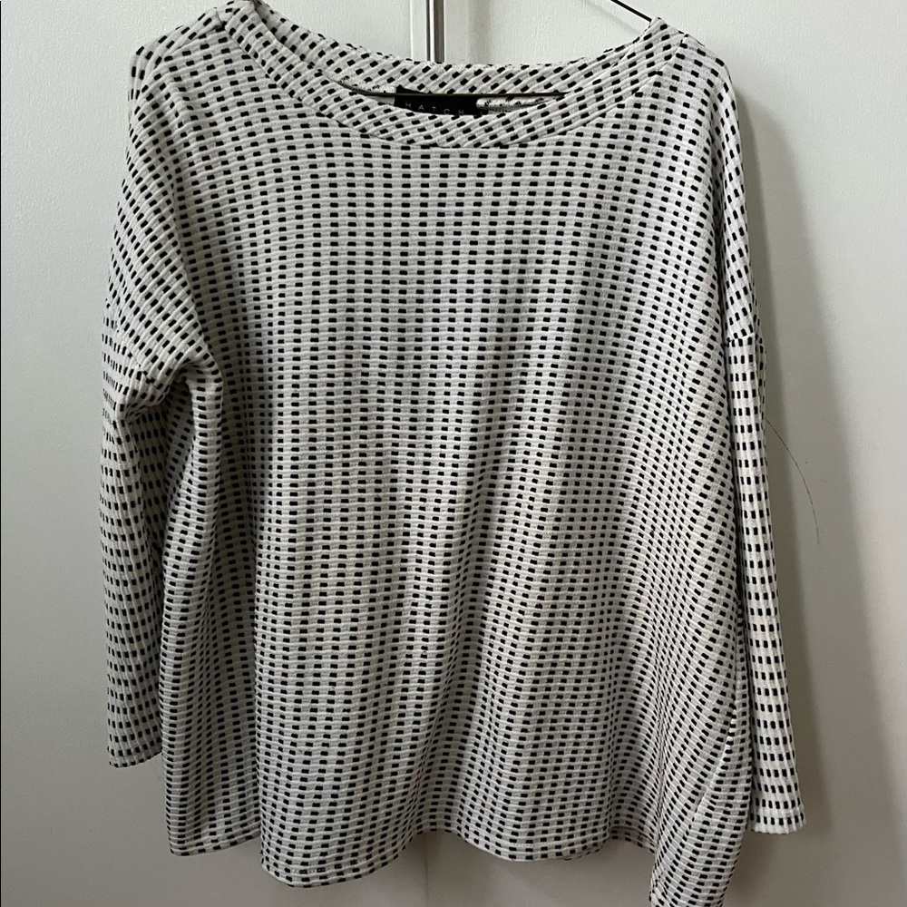 Hatch Collection Relaxed Dash Knit Top, Size 0 (XS maternity)